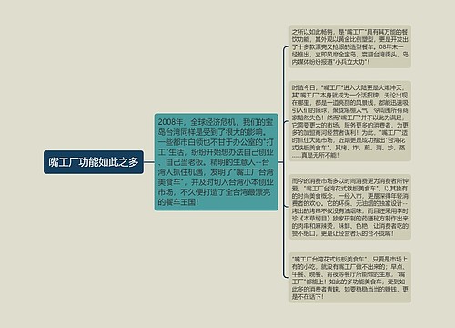 嘴工厂功能如此之多