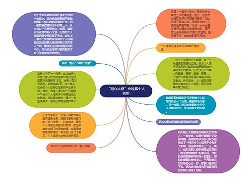 “粗心大意”会连累个人信用