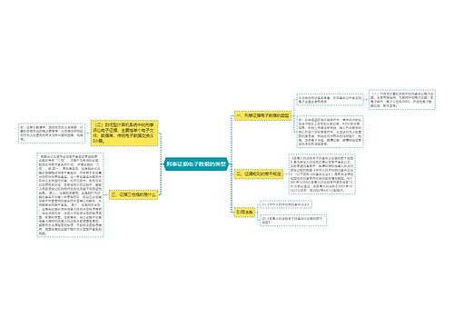 刑事证据电子数据的类型