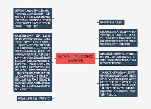 黄光裕案:一本沉重的民营企业教科书