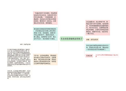 车主状告茶楼有法可依了