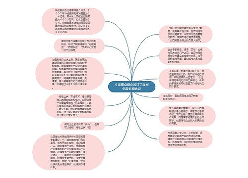 ６家重点煤企签订了煤炭供需长期协议