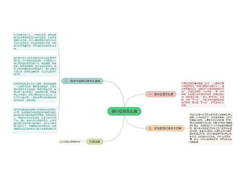 银行征信怎么查