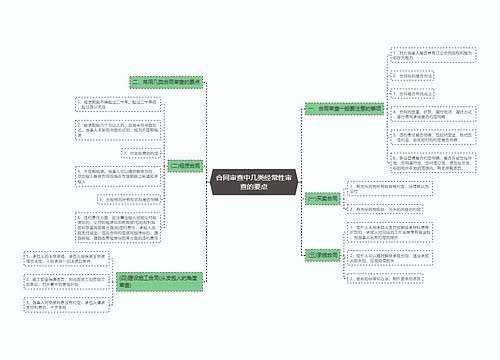 合同审查中几类经常性审查的要点