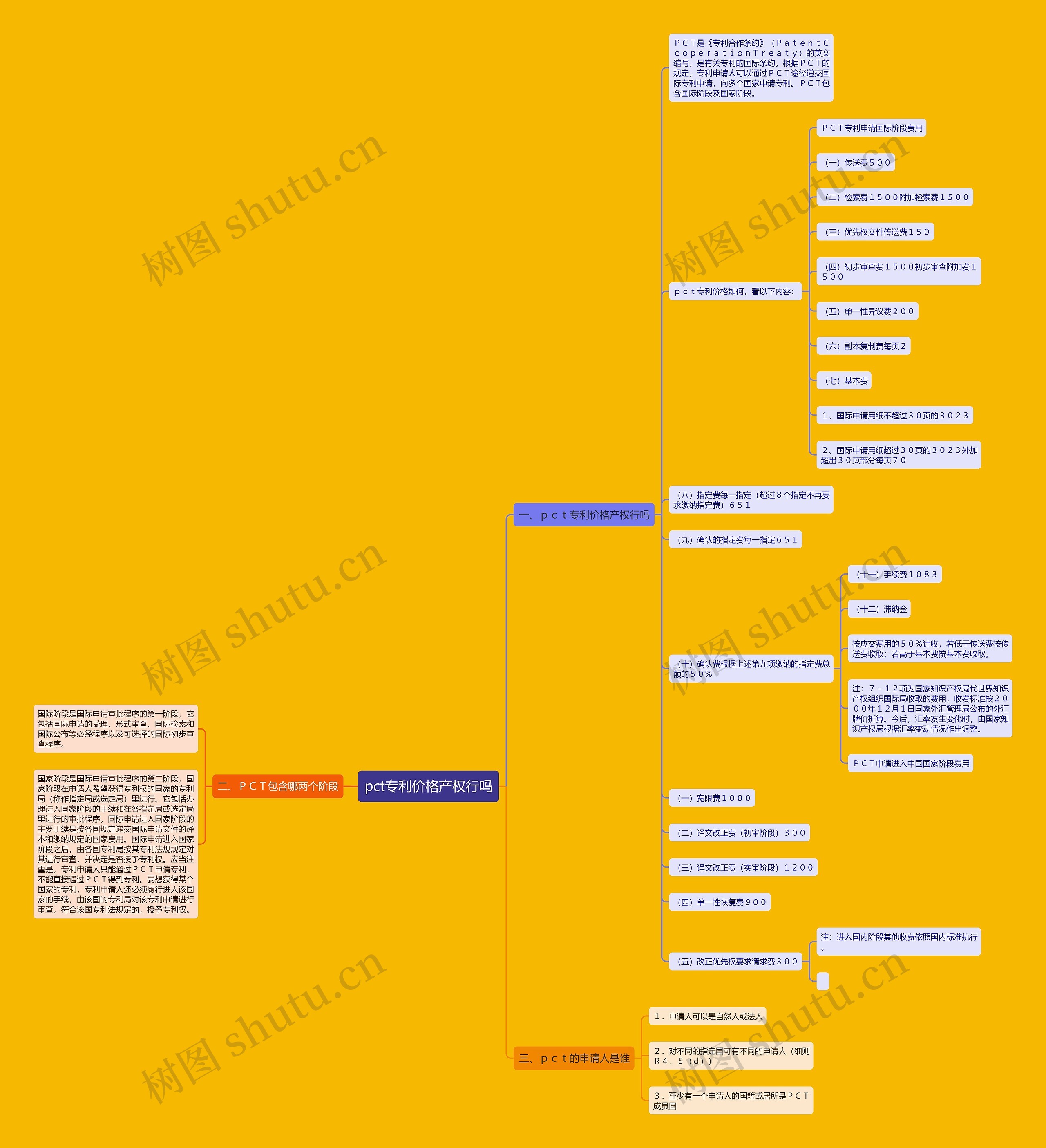 pct专利价格产权行吗思维导图