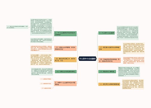 什么是中小企业融资