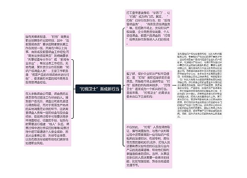 “打假卫士”渐成新行当