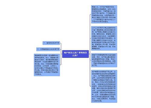 地产商怎么选？零售商怎么选？