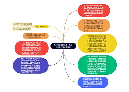 系列创业家陈丕宏：互联网创业的五大定律天