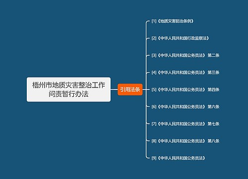 梧州市地质灾害整治工作问责暂行办法