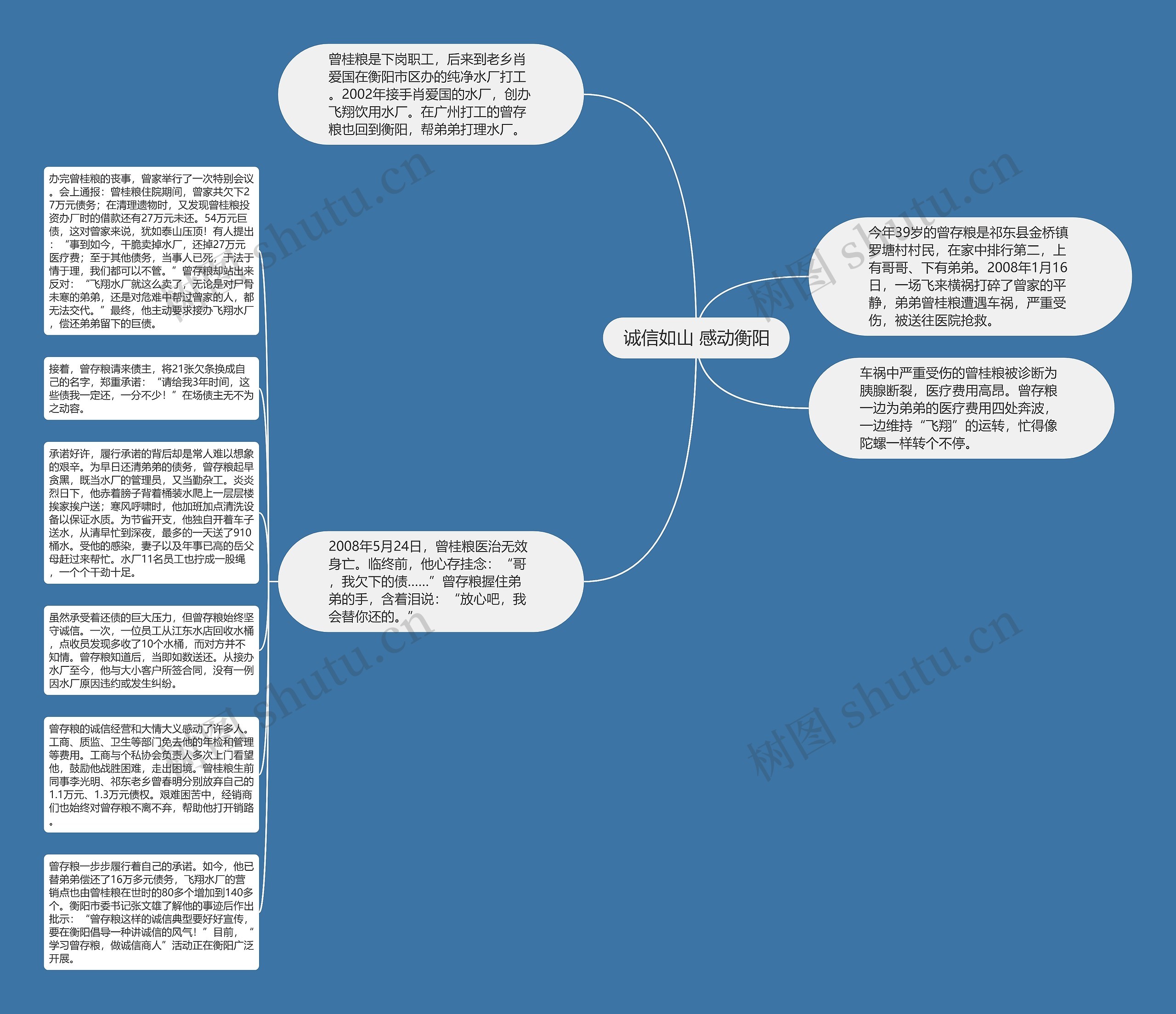 诚信如山 感动衡阳思维导图