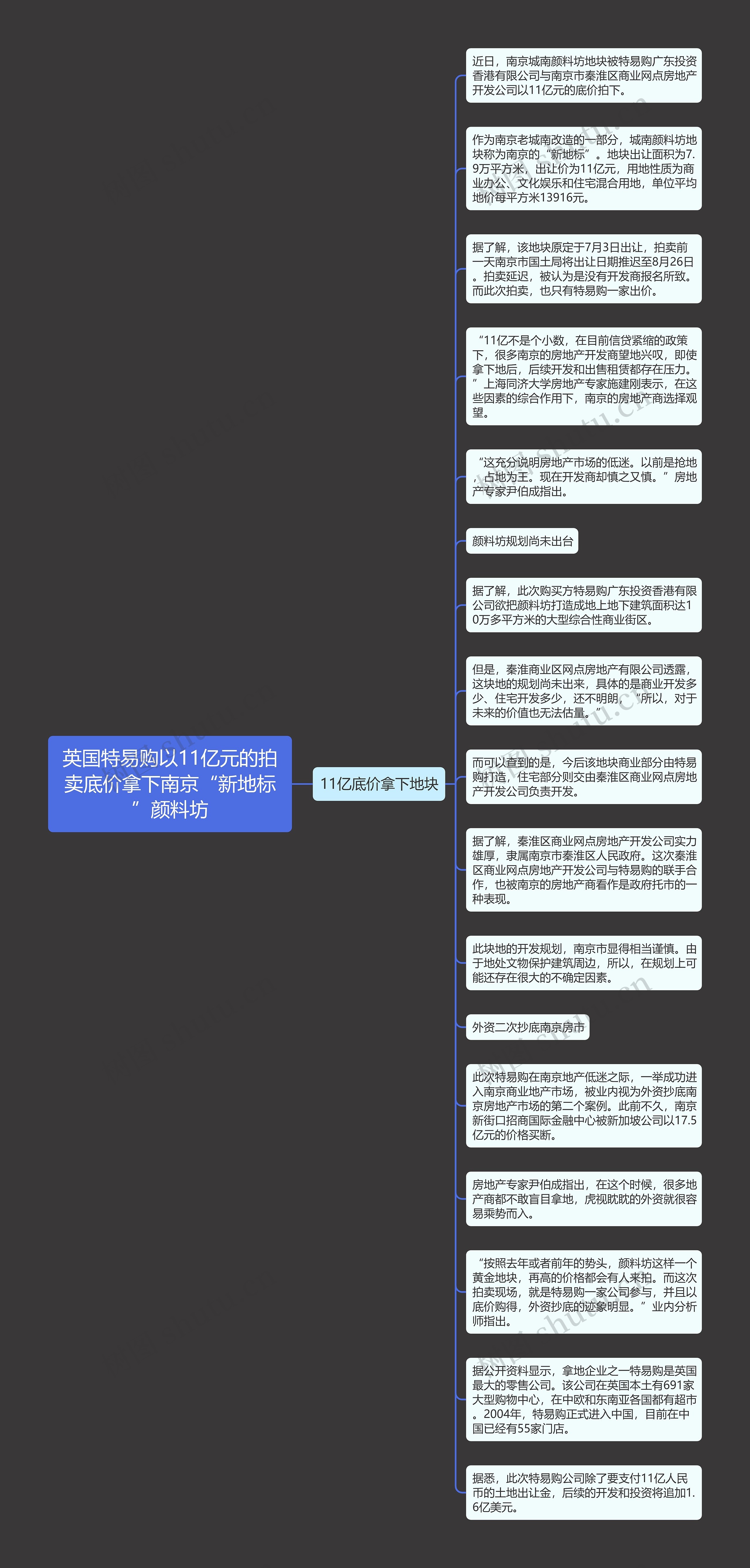 英国特易购以11亿元的拍卖底价拿下南京“新地标”颜料坊