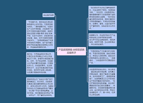 产品卖到脱销 永和豆浆供应链布子