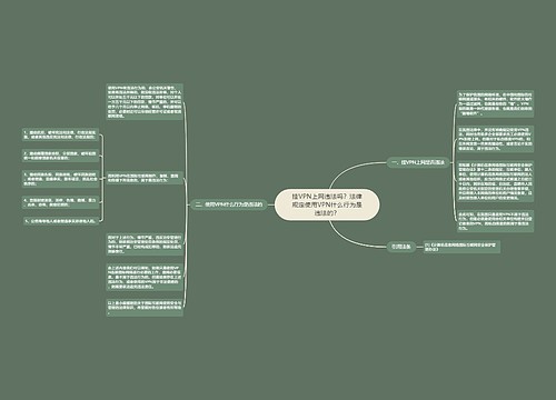 挂VPN上网违法吗？法律规定使用VPN什么行为是违法的？
