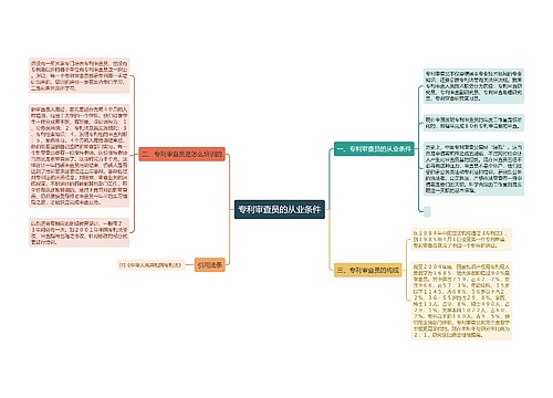 专利审查员的从业条件