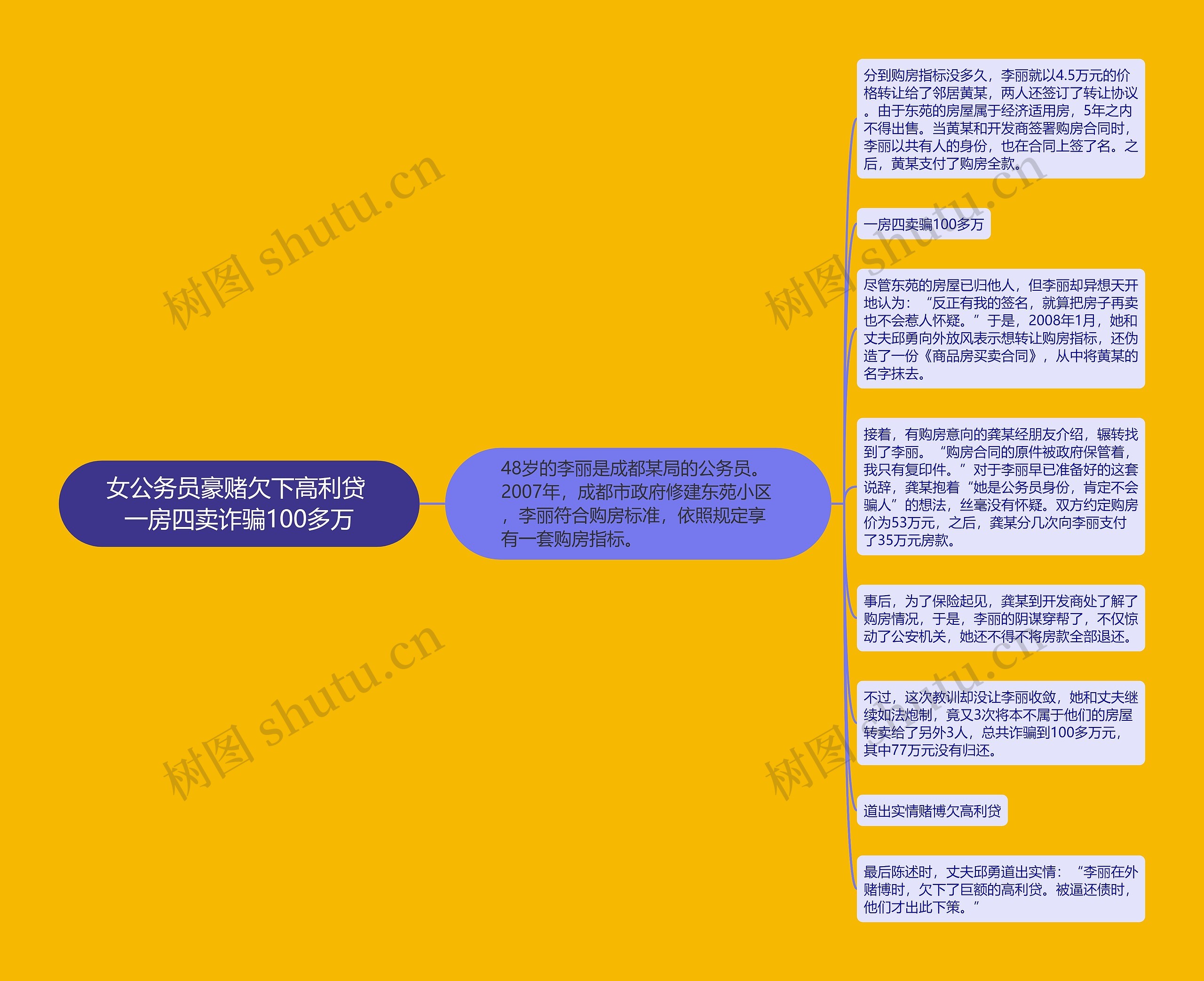 女公务员豪赌欠下高利贷 一房四卖诈骗100多万