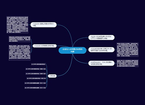 企业法人合同重点审查的问题