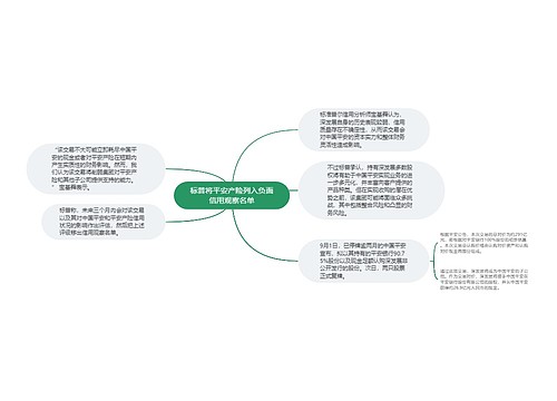 标普将平安产险列入负面信用观察名单