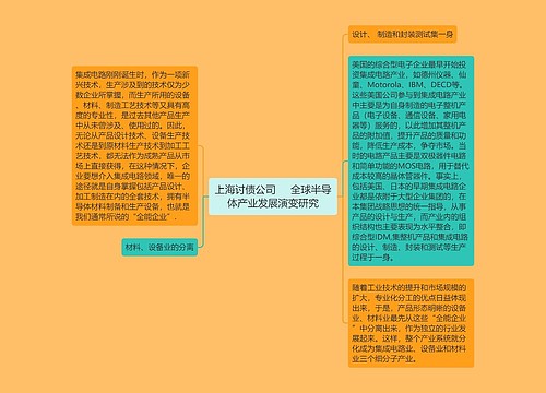 上海讨债公司     全球半导体产业发展演变研究