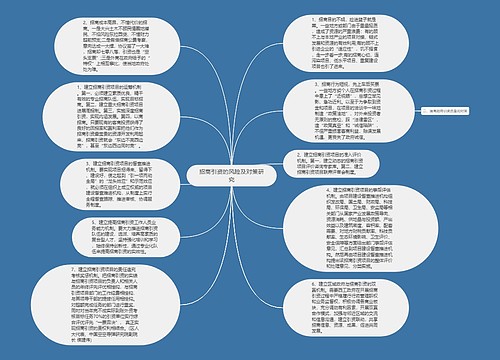 招商引资的风险及对策研究