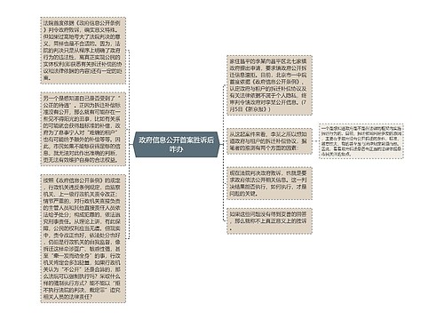 政府信息公开首案胜诉后咋办