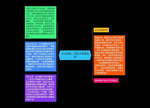 企业御寒：创新才是硬道理