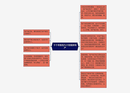 十个老板有九个在做房地产