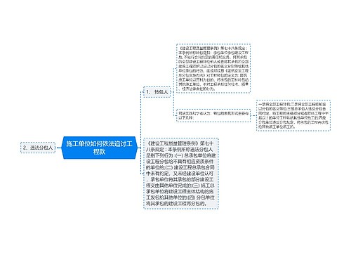 施工单位如何依法追讨工程款