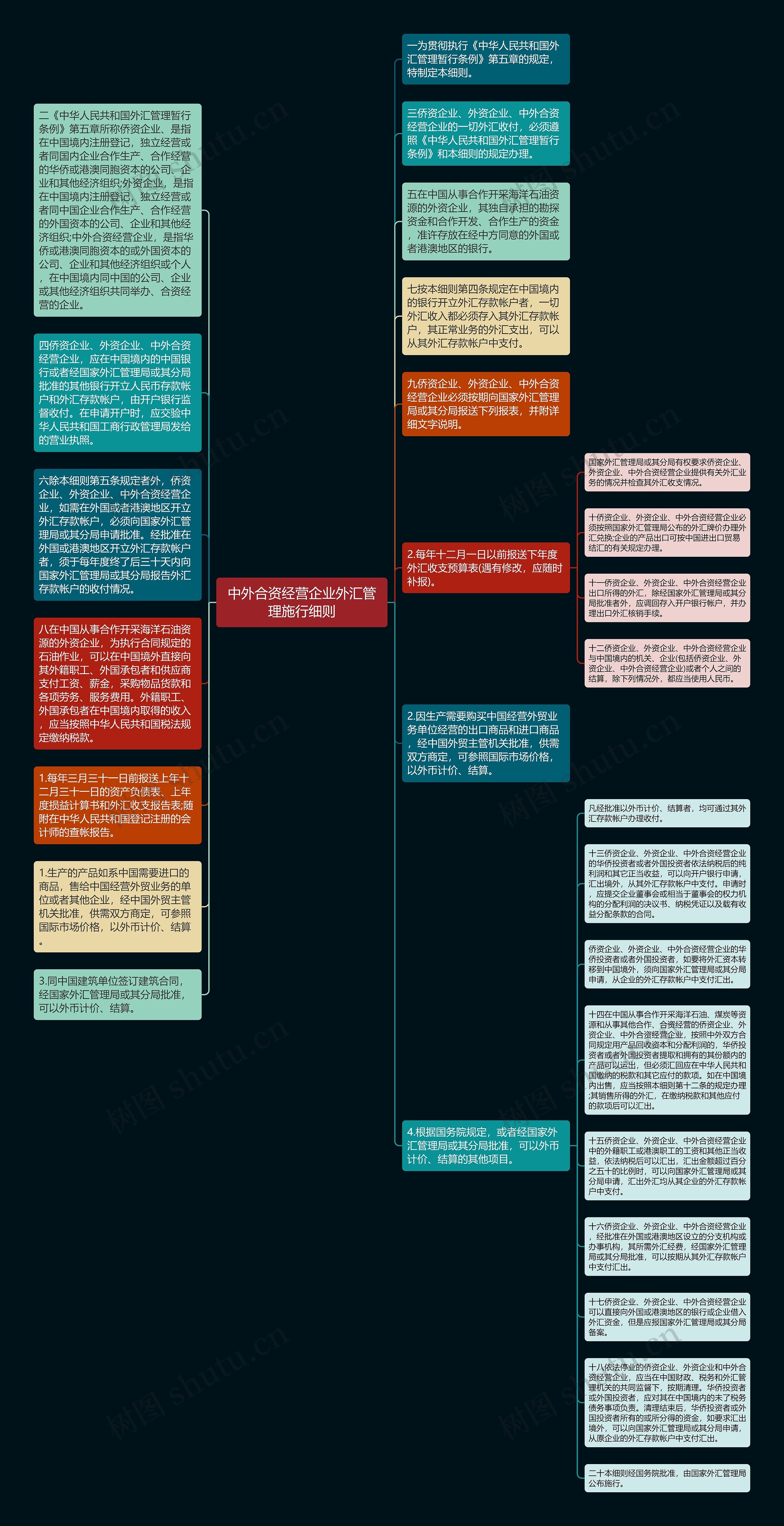 中外合资经营企业外汇管理施行细则