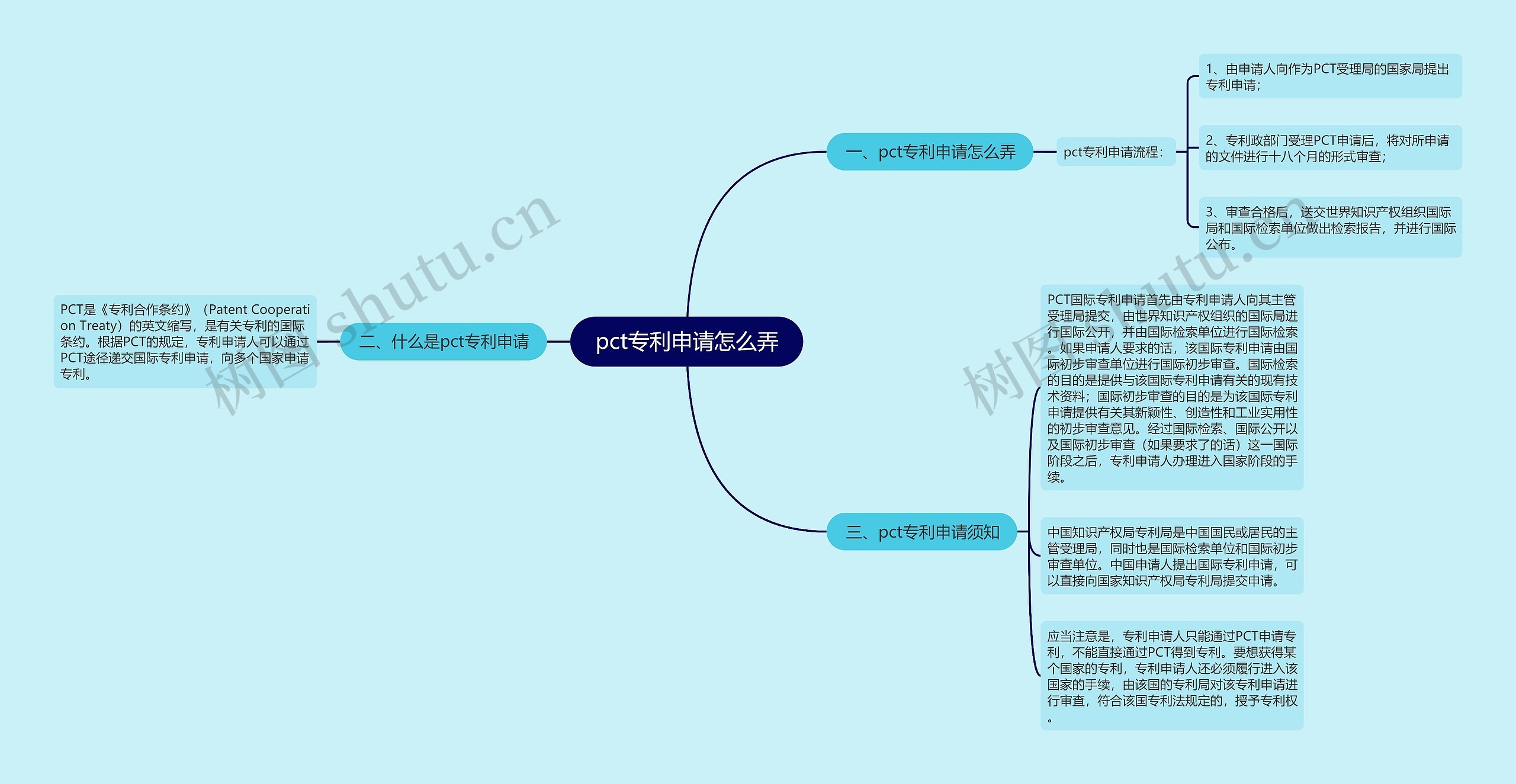 pct专利申请怎么弄思维导图