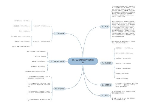 关于二七商场资产调查报告