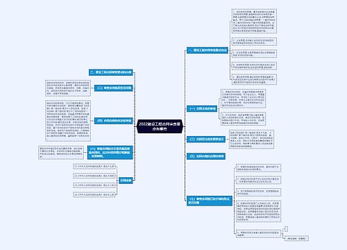 2022建设工程合同审查要点有哪些