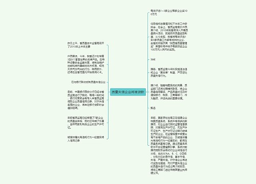 质量失信企业将难贷款