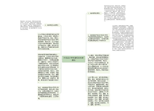 外观设计专利侵权的判断原则