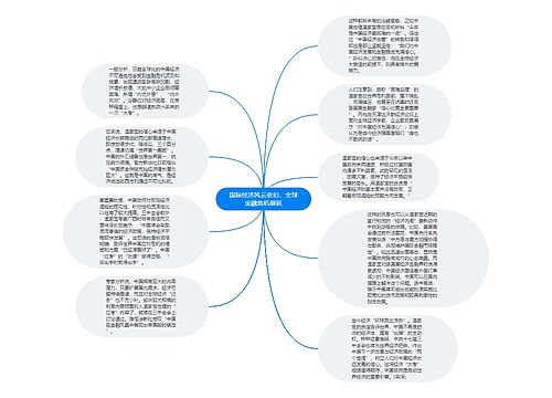 国际经济风云变幻，全球金融危机蔓延