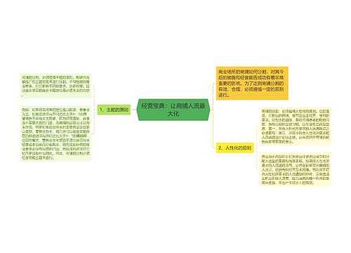 经营宝典：让商铺人流最大化