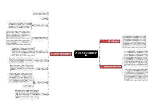 2022年外资公司注册多少钱