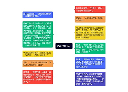 财富是什么？