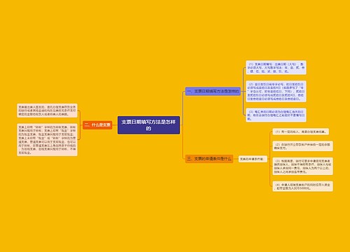 支票日期填写方法是怎样的