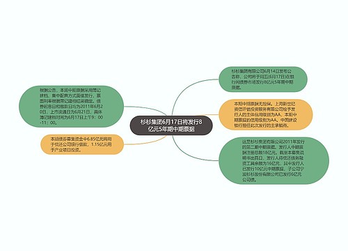 杉杉集团6月17日将发行8亿元5年期中期票据