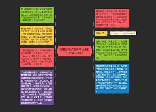 网络创业热潮中的衍生行业者如何掘金