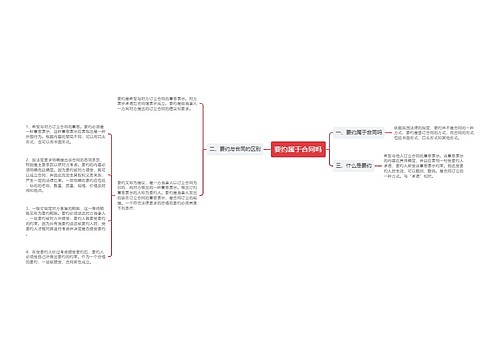 要约属于合同吗