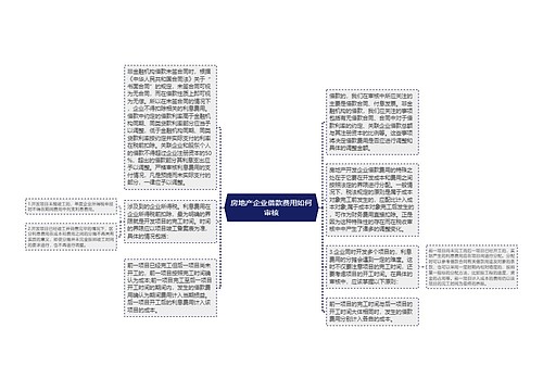 房地产企业借款费用如何审核