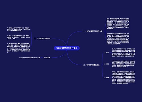 专利在哪里可以进行交易