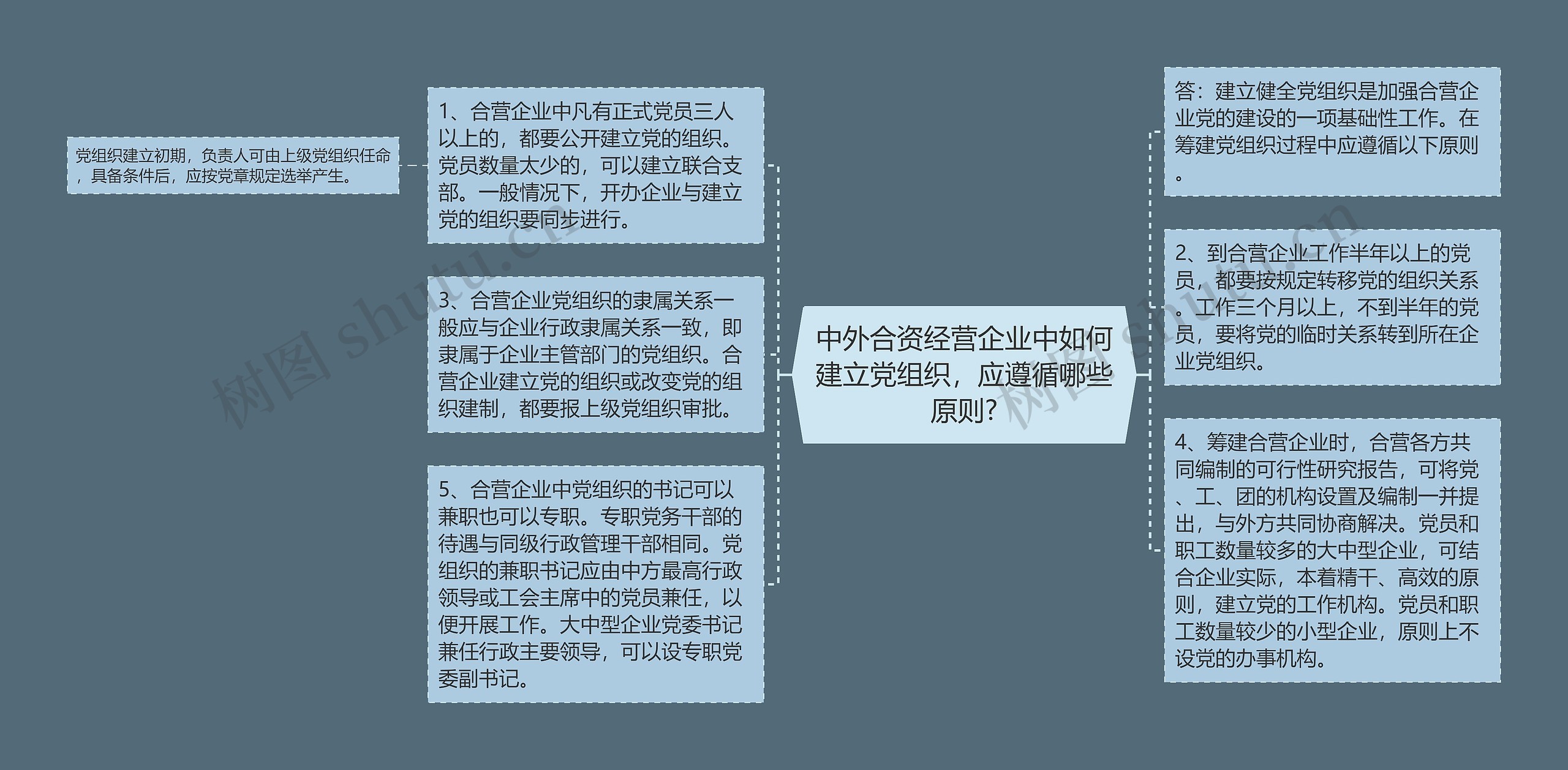 中外合资经营企业中如何建立党组织，应遵循哪些原则?