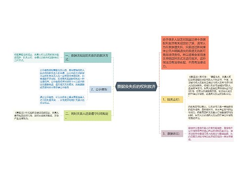 票据丧失后的权利救济