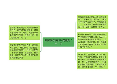 陈苗族老家的牛皮糖真“牛”了