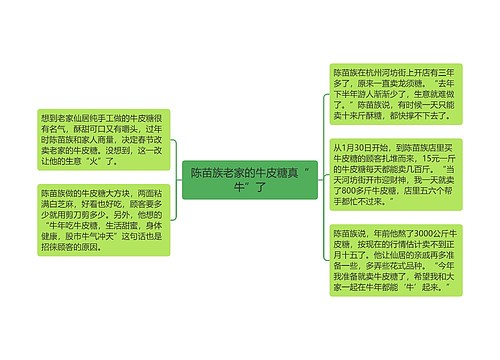 陈苗族老家的牛皮糖真“牛”了