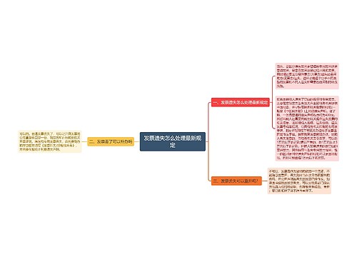 发票遗失怎么处理最新规定