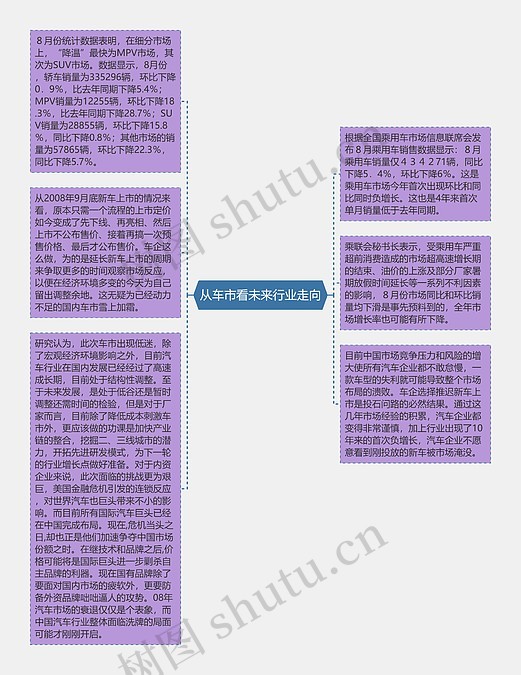 从车市看未来行业走向思维导图_编号p7783391-TreeMind树图